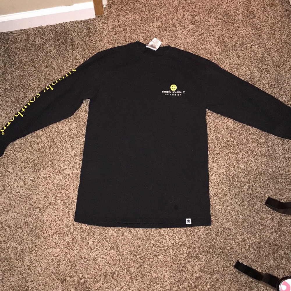 Black Long Sleeve Simply Southern Shirt
